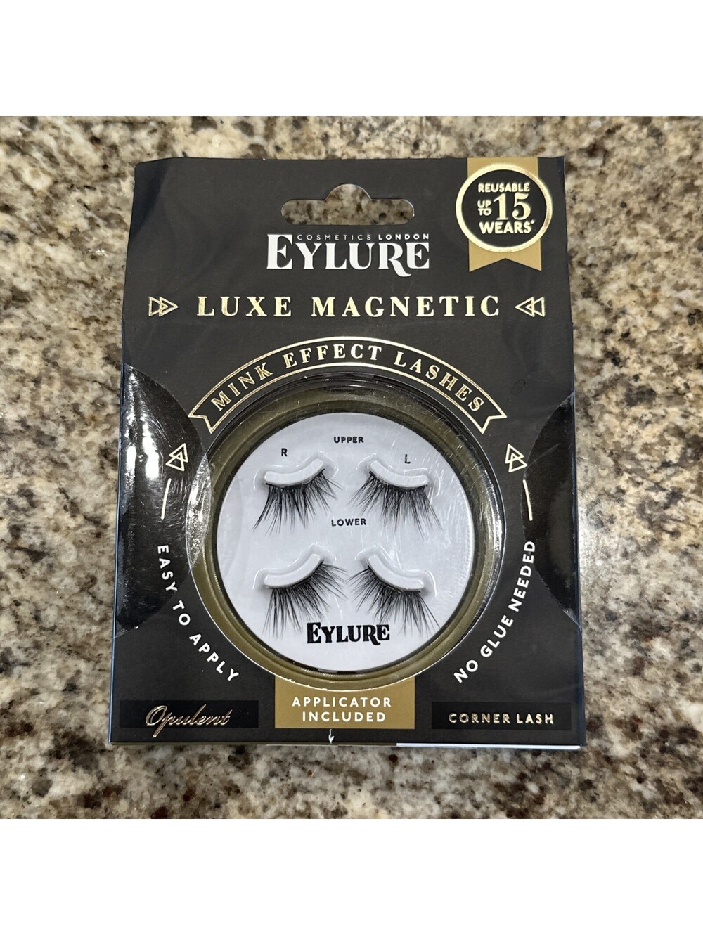 Eylure Luxe Magnetic Mink Effect Lashes BAROQUE Accent Lashes  FALSE EYELASHES